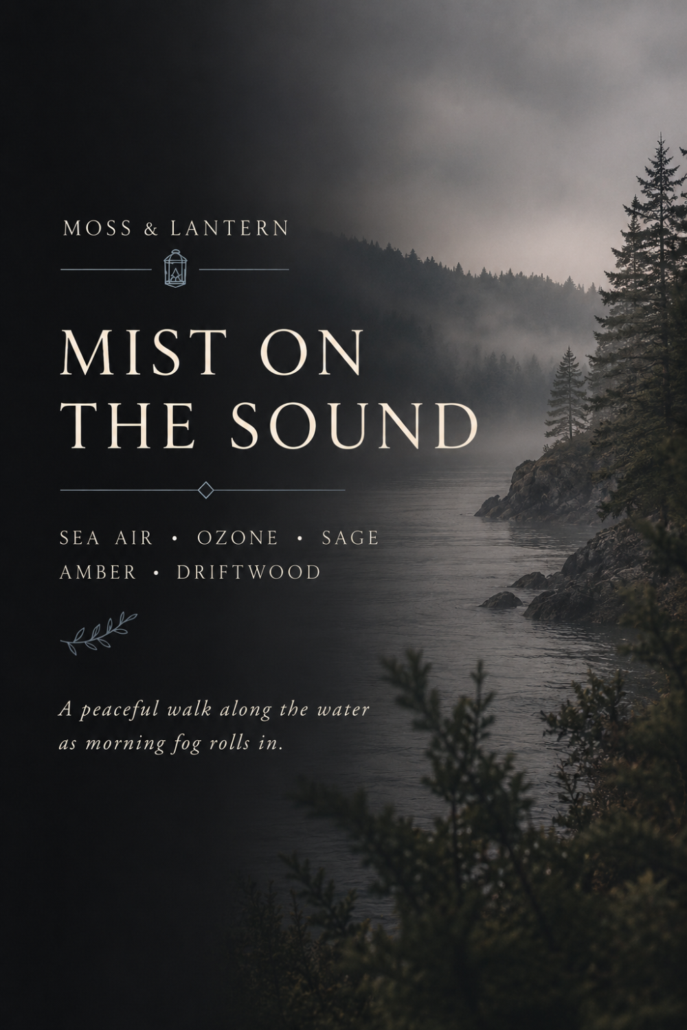2.5oz Mist on the Sound wax melt
