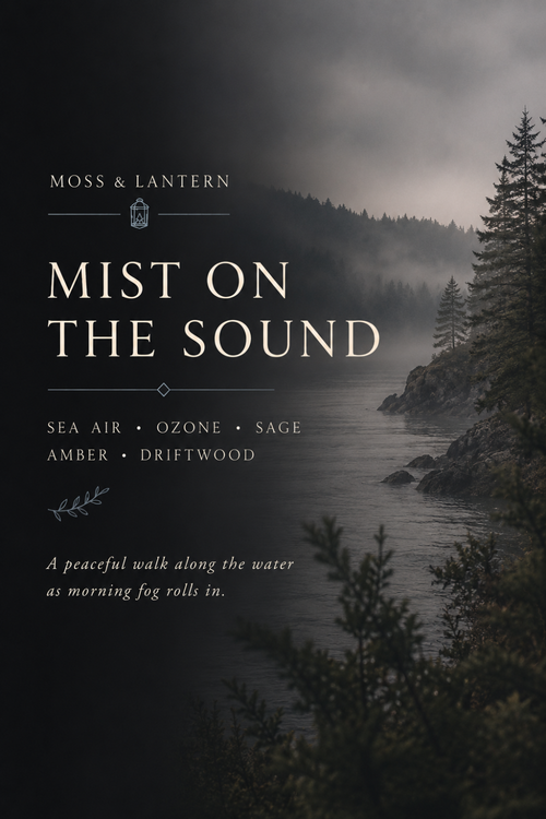 2.5oz Mist on the Sound wax melt