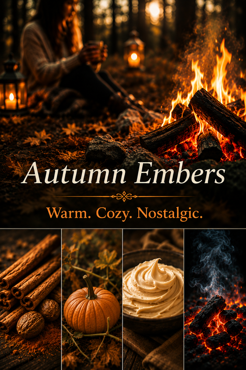2.5oz Autumn Embers wax melt